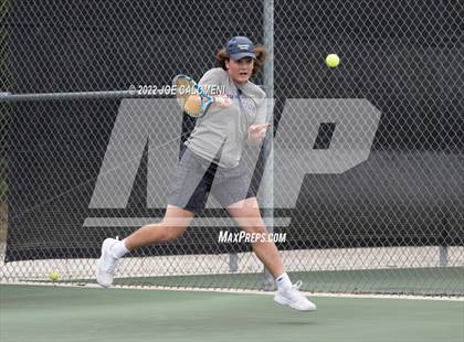 Thumbnail 2 in Boerne-Champion vs Liberty (UIL 5A Mixed Doubles Tennis State Semifinal) photogallery.