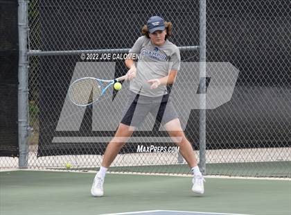 Thumbnail 3 in Boerne-Champion vs Liberty (UIL 5A Mixed Doubles Tennis State Semifinal) photogallery.