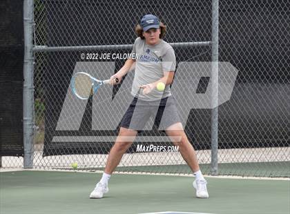 Thumbnail 2 in Boerne-Champion vs Liberty (UIL 5A Mixed Doubles Tennis State Semifinal) photogallery.