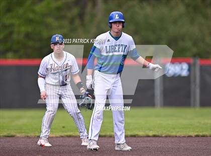 Thumbnail 3 in Hazen @ Liberty (3A KingCo District Baseball Tournament) photogallery.