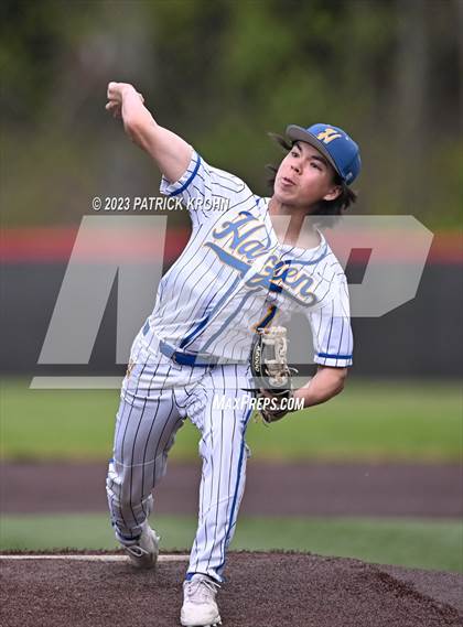 Thumbnail 2 in Hazen @ Liberty (3A KingCo District Baseball Tournament) photogallery.
