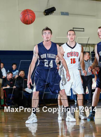Thumbnail 3 in Kern Valley @ Santa Clarita Christian (CIF SoCal Regional Playoff) photogallery.