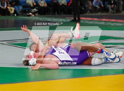 Thumbnail 3 in NYSPHSAA Wrestling Championships Quarter Finals 132 lbs - 172 lbs photogallery.