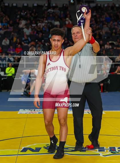 Thumbnail 1 in NYSPHSAA Wrestling Championships Quarter Finals 132 lbs - 172 lbs photogallery.