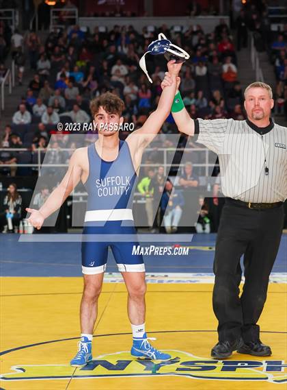 Thumbnail 2 in NYSPHSAA Wrestling Championships Quarter Finals 132 lbs - 172 lbs photogallery.