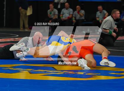 Thumbnail 3 in NYSPHSAA Wrestling Championships Quarter Finals 132 lbs - 172 lbs photogallery.