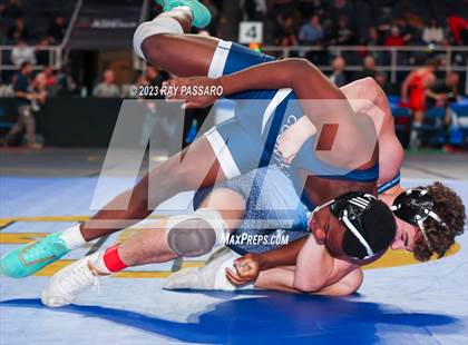 Thumbnail 3 in NYSPHSAA Wrestling Championships Quarter Finals 132 lbs - 172 lbs photogallery.