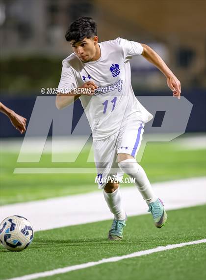 Thumbnail 1 in Grand Oaks vs Dekaney (UIL 6A D2 Soccer Bi-District Playoffs) photogallery.
