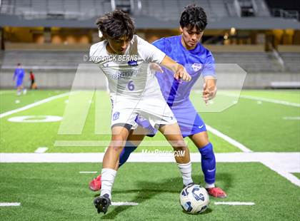 Thumbnail 2 in Grand Oaks vs Dekaney (UIL 6A D2 Soccer Bi-District Playoffs) photogallery.