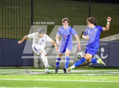 Thumbnail 2 in Grand Oaks vs Dekaney (UIL 6A D2 Soccer Bi-District Playoffs) photogallery.