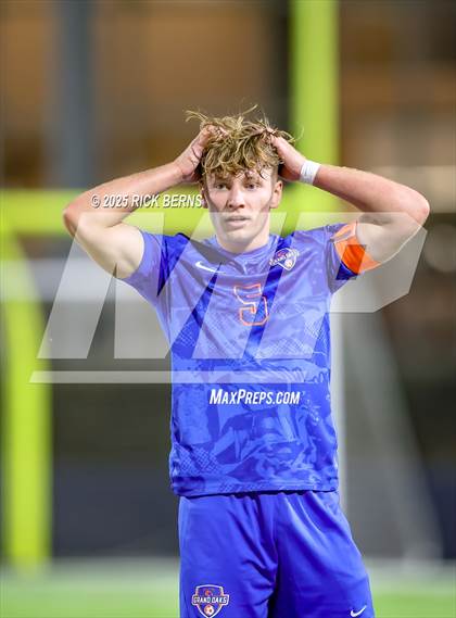 Thumbnail 1 in Grand Oaks vs Dekaney (UIL 6A D2 Soccer Bi-District Playoffs) photogallery.