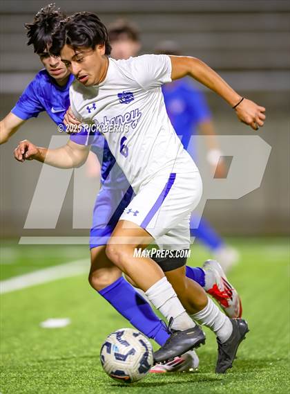 Thumbnail 1 in Grand Oaks vs Dekaney (UIL 6A D2 Soccer Bi-District Playoffs) photogallery.