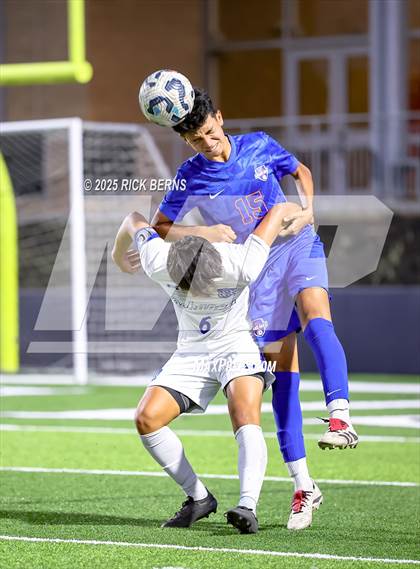 Thumbnail 3 in Grand Oaks vs Dekaney (UIL 6A D2 Soccer Bi-District Playoffs) photogallery.