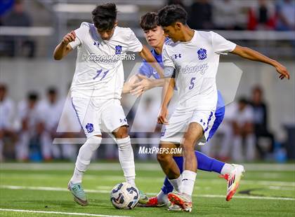 Thumbnail 3 in Grand Oaks vs Dekaney (UIL 6A D2 Soccer Bi-District Playoffs) photogallery.