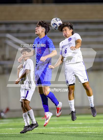 Thumbnail 3 in Grand Oaks vs Dekaney (UIL 6A D2 Soccer Bi-District Playoffs) photogallery.