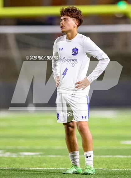 Thumbnail 2 in Grand Oaks vs Dekaney (UIL 6A D2 Soccer Bi-District Playoffs) photogallery.