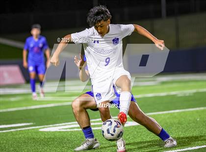 Thumbnail 1 in Grand Oaks vs Dekaney (UIL 6A D2 Soccer Bi-District Playoffs) photogallery.