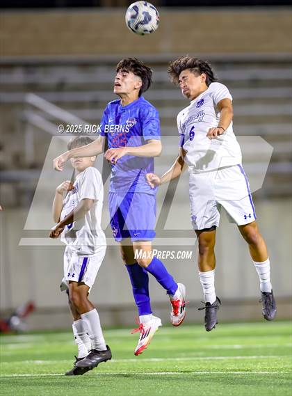 Thumbnail 2 in Grand Oaks vs Dekaney (UIL 6A D2 Soccer Bi-District Playoffs) photogallery.