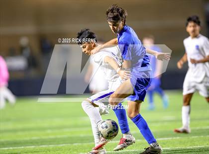 Thumbnail 2 in Grand Oaks vs Dekaney (UIL 6A D2 Soccer Bi-District Playoffs) photogallery.