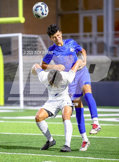 Thumbnail 2 in Grand Oaks vs Dekaney (UIL 6A D2 Soccer Bi-District Playoffs) photogallery.