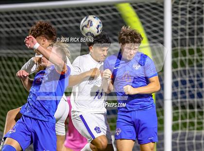 Thumbnail 3 in Grand Oaks vs Dekaney (UIL 6A D2 Soccer Bi-District Playoffs) photogallery.