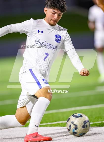 Thumbnail 3 in Grand Oaks vs Dekaney (UIL 6A D2 Soccer Bi-District Playoffs) photogallery.