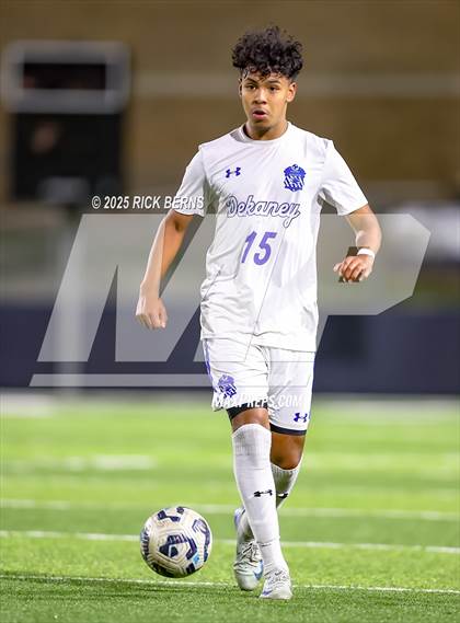 Thumbnail 2 in Grand Oaks vs Dekaney (UIL 6A D2 Soccer Bi-District Playoffs) photogallery.