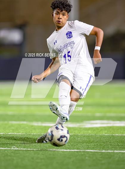 Thumbnail 3 in Grand Oaks vs Dekaney (UIL 6A D2 Soccer Bi-District Playoffs) photogallery.