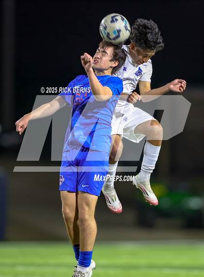 Thumbnail 2 in Grand Oaks vs Dekaney (UIL 6A D2 Soccer Bi-District Playoffs) photogallery.
