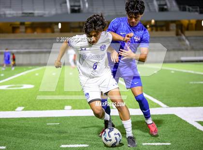 Thumbnail 1 in Grand Oaks vs Dekaney (UIL 6A D2 Soccer Bi-District Playoffs) photogallery.