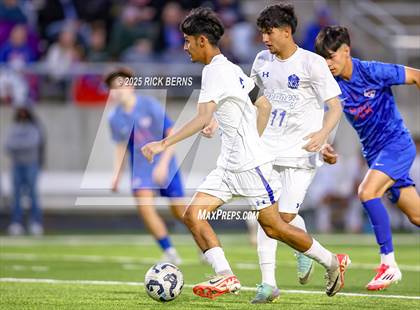 Thumbnail 2 in Grand Oaks vs Dekaney (UIL 6A D2 Soccer Bi-District Playoffs) photogallery.