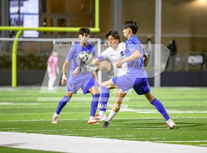Thumbnail 1 in Grand Oaks vs Dekaney (UIL 6A D2 Soccer Bi-District Playoffs) photogallery.