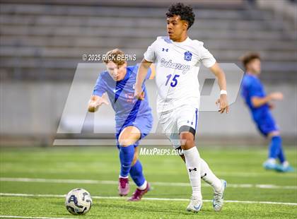 Thumbnail 1 in Grand Oaks vs Dekaney (UIL 6A D2 Soccer Bi-District Playoffs) photogallery.