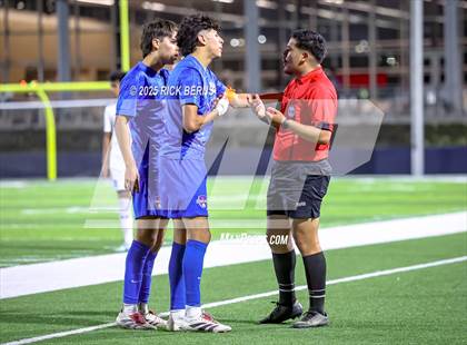 Thumbnail 1 in Grand Oaks vs Dekaney (UIL 6A D2 Soccer Bi-District Playoffs) photogallery.