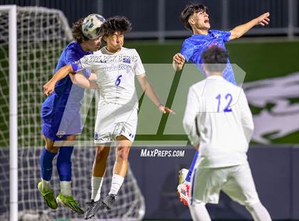 Thumbnail 2 in Grand Oaks vs Dekaney (UIL 6A D2 Soccer Bi-District Playoffs) photogallery.