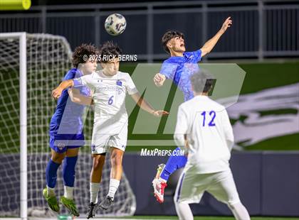 Thumbnail 1 in Grand Oaks vs Dekaney (UIL 6A D2 Soccer Bi-District Playoffs) photogallery.