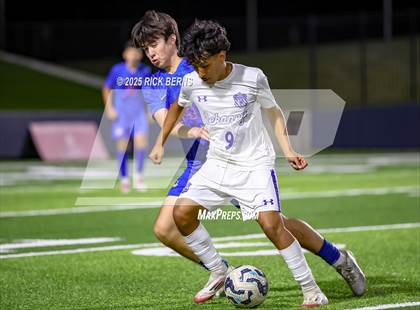 Thumbnail 2 in Grand Oaks vs Dekaney (UIL 6A D2 Soccer Bi-District Playoffs) photogallery.