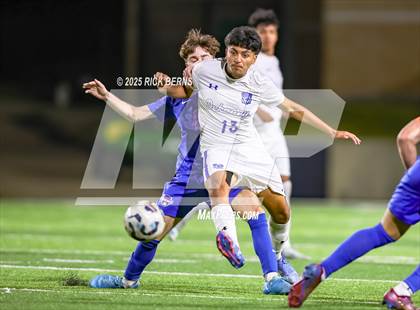 Thumbnail 3 in Grand Oaks vs Dekaney (UIL 6A D2 Soccer Bi-District Playoffs) photogallery.