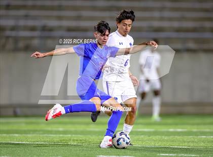 Thumbnail 1 in Grand Oaks vs Dekaney (UIL 6A D2 Soccer Bi-District Playoffs) photogallery.