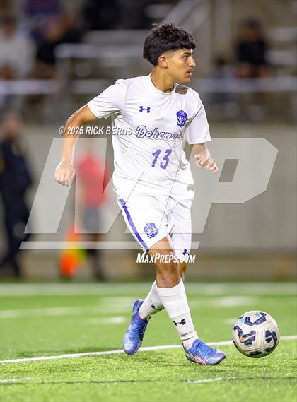 Thumbnail 1 in Grand Oaks vs Dekaney (UIL 6A D2 Soccer Bi-District Playoffs) photogallery.