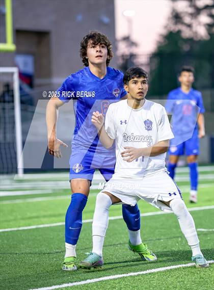 Thumbnail 2 in Grand Oaks vs Dekaney (UIL 6A D2 Soccer Bi-District Playoffs) photogallery.