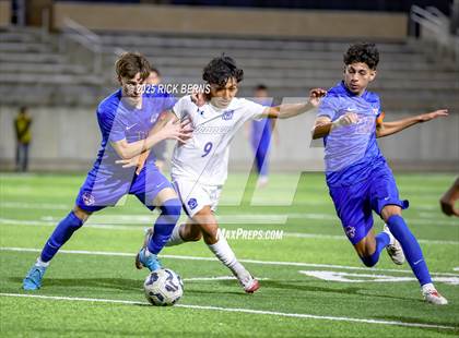 Thumbnail 3 in Grand Oaks vs Dekaney (UIL 6A D2 Soccer Bi-District Playoffs) photogallery.