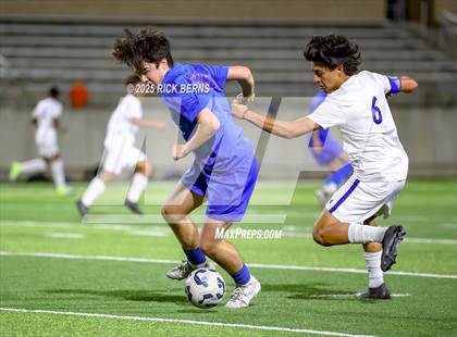 Thumbnail 1 in Grand Oaks vs Dekaney (UIL 6A D2 Soccer Bi-District Playoffs) photogallery.