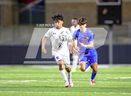 Thumbnail 1 in Grand Oaks vs Dekaney (UIL 6A D2 Soccer Bi-District Playoffs) photogallery.