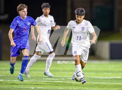 Thumbnail 2 in Grand Oaks vs Dekaney (UIL 6A D2 Soccer Bi-District Playoffs) photogallery.