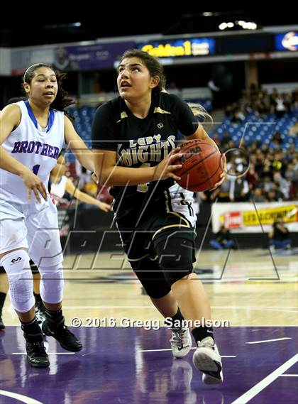 Thumbnail 3 in Rio Linda vs Christian Brothers (CIF SJS D3 Final) photogallery.