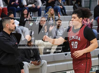 Thumbnail 3 in Elmira vs Mount Vernon (NYSPHSAA Class AAA Regional Semifinal) photogallery.