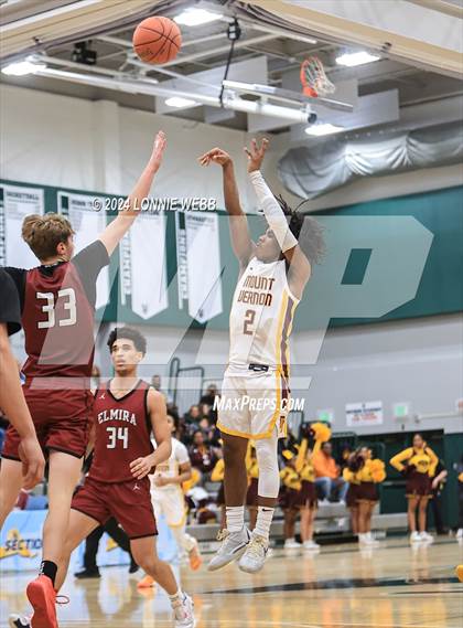 Thumbnail 2 in Elmira vs Mount Vernon (NYSPHSAA Class AAA Regional Semifinal) photogallery.