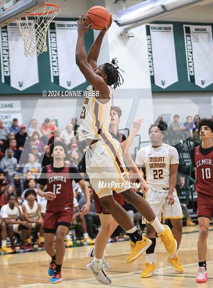 Thumbnail 3 in Elmira vs Mount Vernon (NYSPHSAA Class AAA Regional Semifinal) photogallery.
