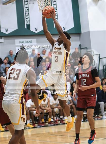Thumbnail 2 in Elmira vs Mount Vernon (NYSPHSAA Class AAA Regional Semifinal) photogallery.